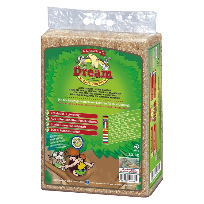 Pet’s Dream Classico Einstreu – 60l / 3,2kg