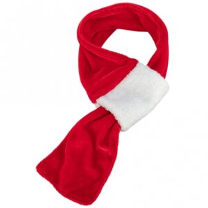 Trixie Xmas Schal – rot/weiß – 50 cm