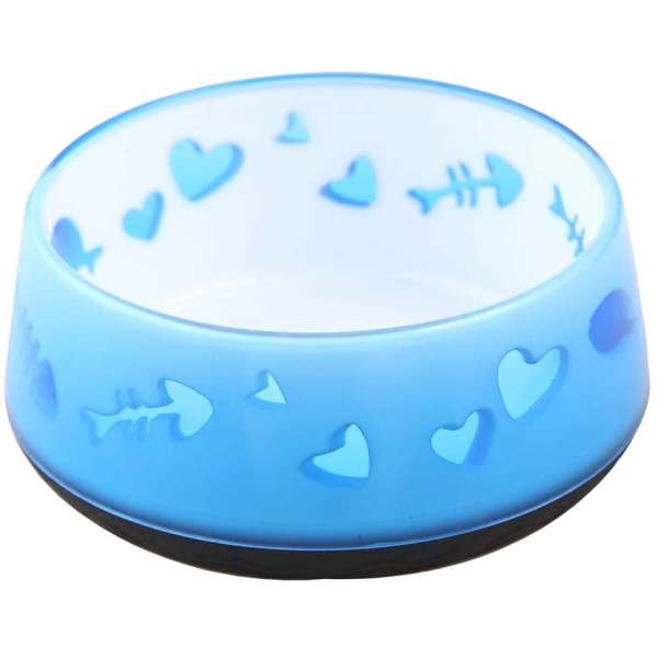 All for Paws Katzennapf Cat Love Bowl – Blau