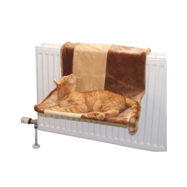 Kerbl Heizungsliege Paradies braun/beige – 49 x 35 cm