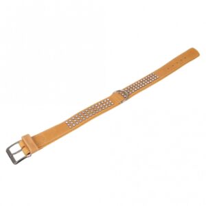 Karlie Buffalo Strass-Halsband – Hellbraun – 3-reihig, 65cm/40mm