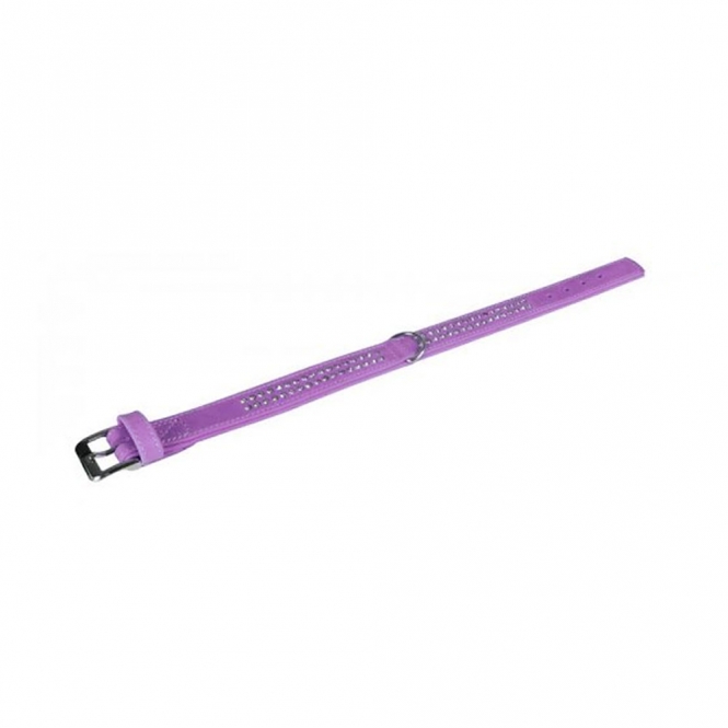 Karlie Buffalo Strass-Halsband - Violett - 2-reihig, 55cm/30mm buffalostrasshbvio21.jpg
