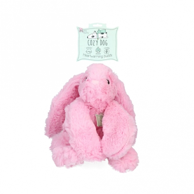 Cozy Dog Bunny mit Herzschlag und Wärmekissen - Rosa bunnyrosa.jpg