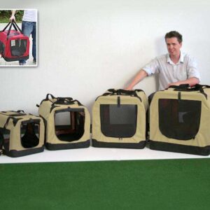 Pet-Star Transporthütte CARRY BOX, 50 cm – Beige