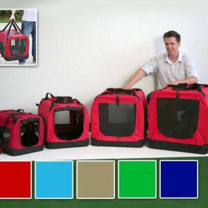 Pet-Star Transporthütte CARRY BOX, 70 cm – Rot