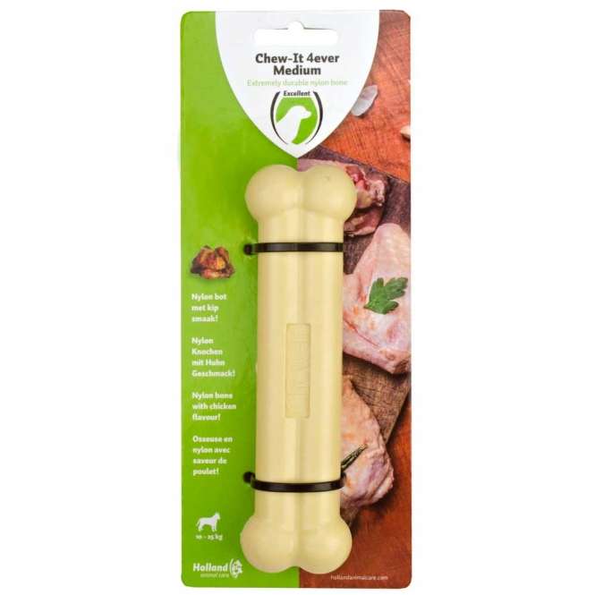 Chew-it 4ever Nylonknochen mit Huhngeschmack – Medium