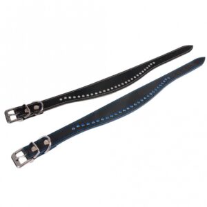 Karlie Halsband Chic – Schwarz/Blau – 50 cm / 40 mm