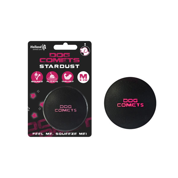 Dog Comets Ball Stardust - Schwarz/Rosa come013 hac.jpg