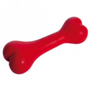 ROGZ DA BONE Knochen, 9,5 cm – befüllbar – rot