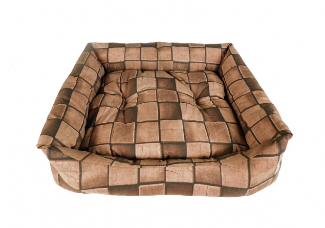 CARBONE Hundebett Domino, 65 x 80 cm - Karo-braun dscn0211 ok.jpg