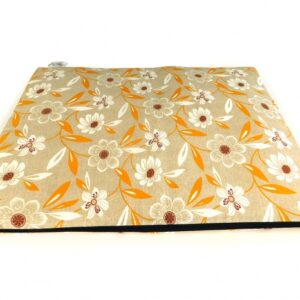 CARBONE Hundematte Mattress, 70 x 100 cm – Blumen-gelb