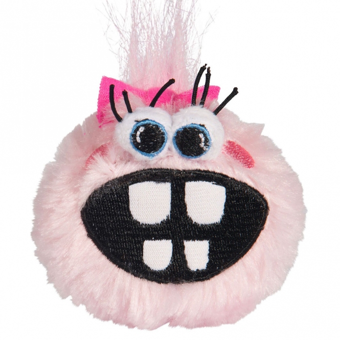 ROGZ FLUFFY GRINZ Welpenball, 6,4 cm – rosa
