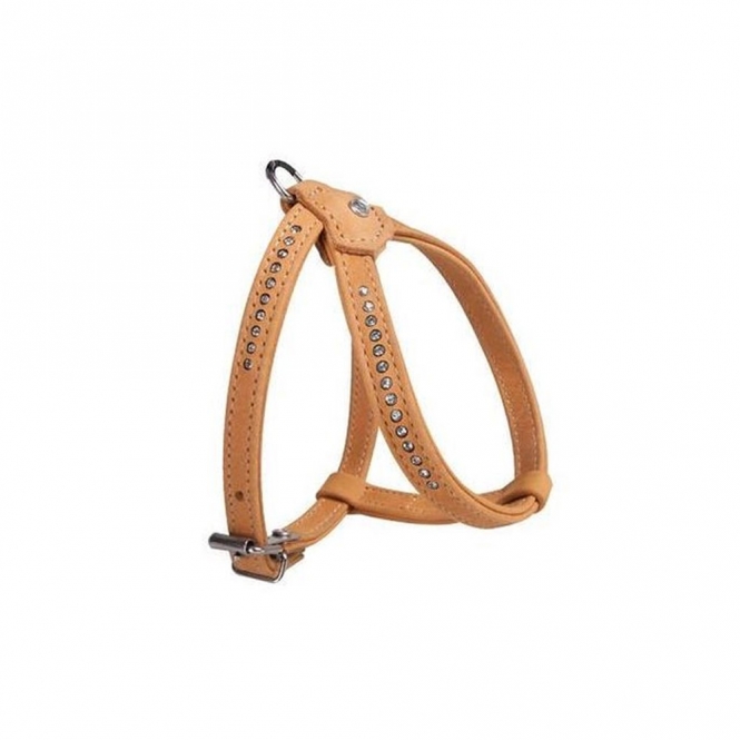 Karlie Buffalo Strass Geschirr – Hellbraun – 25-32 cm