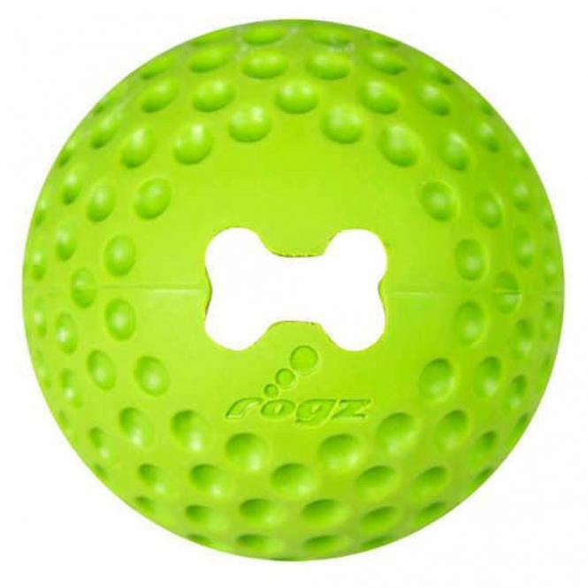 ROGZ GUMZ Hundeball, 7,8 cm - befüllbar - grün gumz gruen.jpg