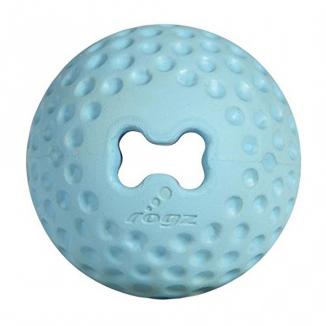 ROGZ GUMZ Hundeball, 4,9 cm - befüllbar - hellblau gumz hellblau.jpg