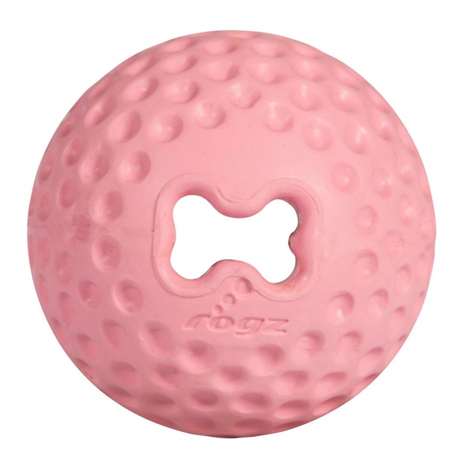 ROGZ GUMZ Hundeball, 4,9 cm - befüllbar - rosa gumz rosa.jpg