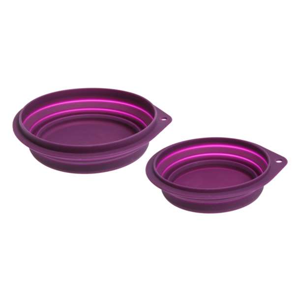 Karlie faltbarer Reisenapf aus Silikon - 1000 ml karlie reisenapf silikon1.jpg