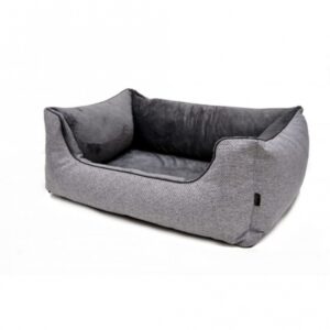 Lebon Hundebett Louis PLUS – Silver – 120 x 90 cm