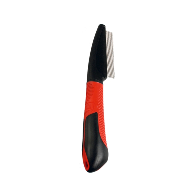 Karlie Flamingo Professional Kamm mit rotierenden Zinken - Enger Zinkenabstand low jpg 1030228.jpg