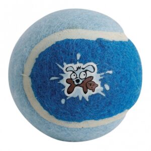 ROGZ MOLECULE Welpen-Tennisball, 6,4 cm – hellblau