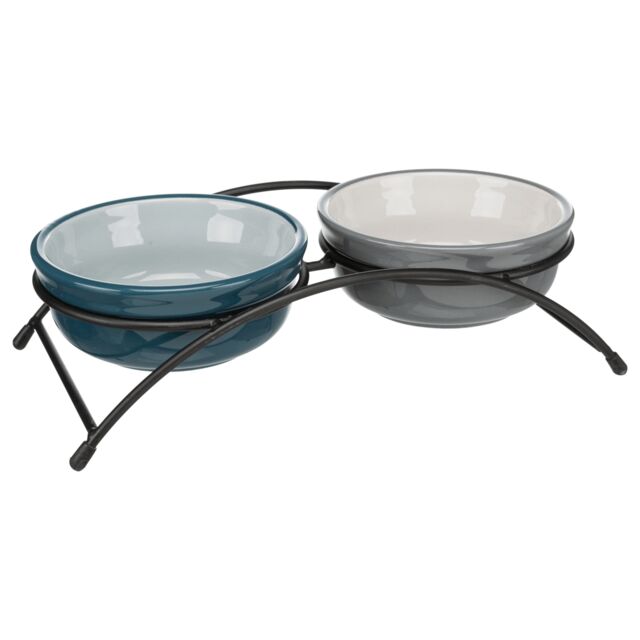 Trixie Napf-Set, Keramik/Metall - petrol/grau - 2 × 1,6 l pho pro clip 24535 1 sall awk v11.jpg