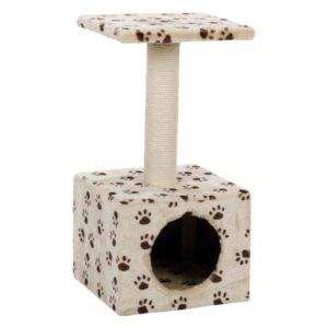 Trixie Junior Kratzbaum Zamora – Beige mit Pfoten