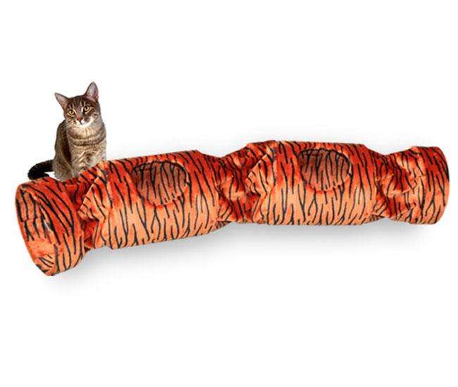 Pet-Star Katzentunnel SUNNY, 130 cm - Tiger ps2020s z1.jpg