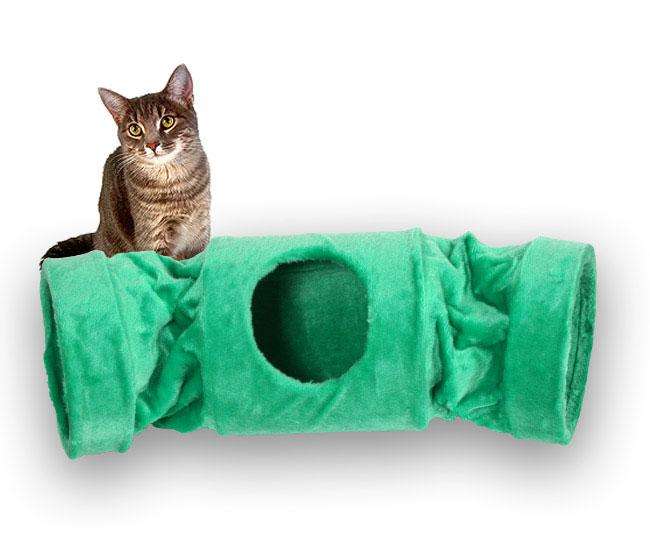Pet-Star Katzentunnel MELLY, 90 cm - Grün ps4003026 z1.jpg
