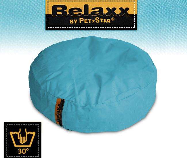 Pet-Star RELAXX Kissen - Rund, 70 cm - Hellblau rundhellblau z1 1.jpg
