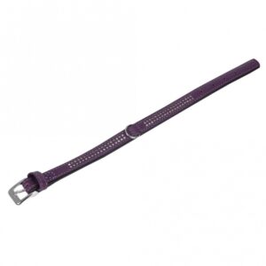 Karlie Vintage Strass-Halsband – Violett – 4-reihig, 65cm/40mm