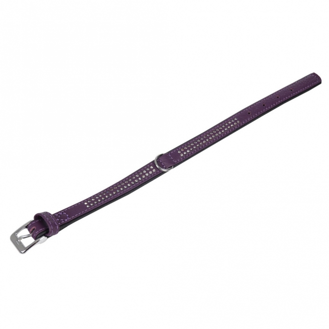 Karlie Vintage Strass-Halsband - Violett - 1-reihig, 24cm/10mm strassvio2.jpg