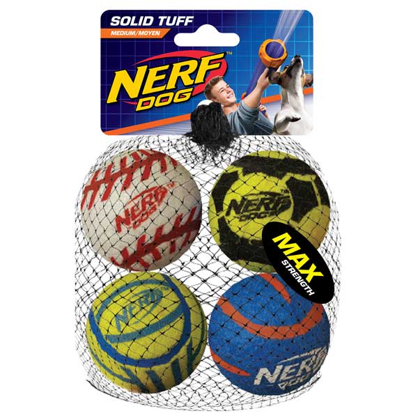 NERF DOG Tennis Balls megastark - 6,4 cm / 4 Stück vp6664e hag.jpg