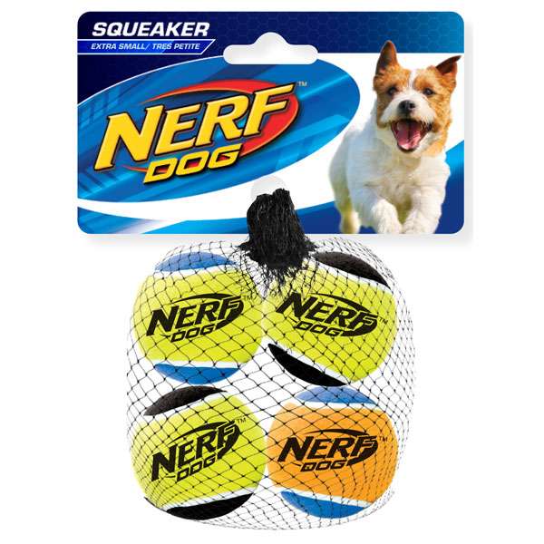 NERF DOG Tennisball mit Quietscher - XS / 4er Set vp6806e hag1.jpg