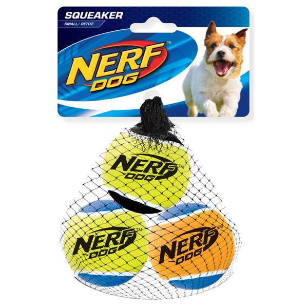 NERF DOG Tennisball mit Quietscher - S / 3er Set vp6807e hag.jpg
