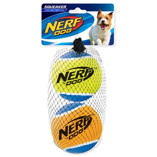 NERF DOG Tennisball mit Quietscher - L / 2er Set vp6809e hag.jpg