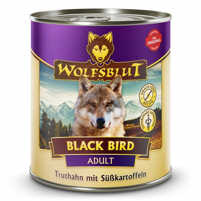 wb783427wolfsblutadultblackbird truthahnmitskartoffelnnassfutter6x800g.jpg
