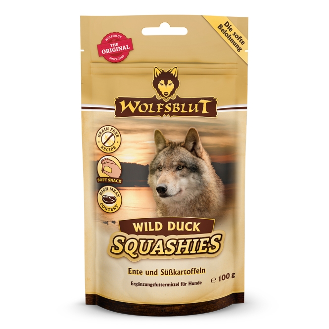 Wolfsblut Snack Squashies Wild Duck 100g wb785414wolfsblutsquashieswildduck8x100g.jpg