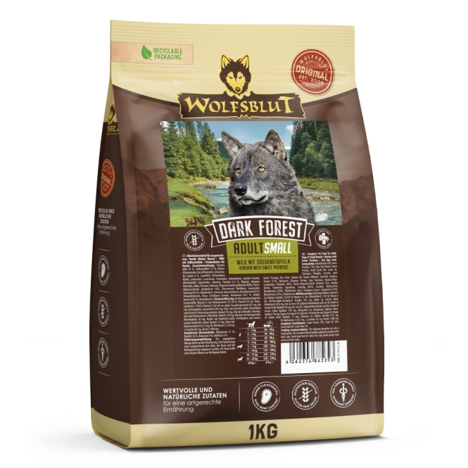 Wolfsblut Dark Forest Small Breed - 1 kg wb843393wolfsblutdarkforestadultsmallbreed1kg.jpg