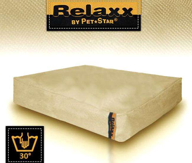 Pet-Star RELAXX Kissen - Eckig, 85 x 125 cm - Beige xlbeige z1 1.jpg