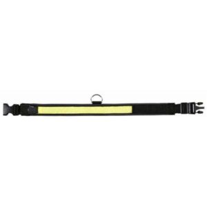 Trixie Flash + Reflect Halsband – Schwarz-Gelb – L-XL: 55-70cm