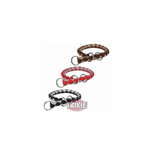 Trixie Cavo Würger / Zug-Stopp-Halsband - schwarz/silber - 52-60 cm/ 18 mm z1 4047974144114.jpg