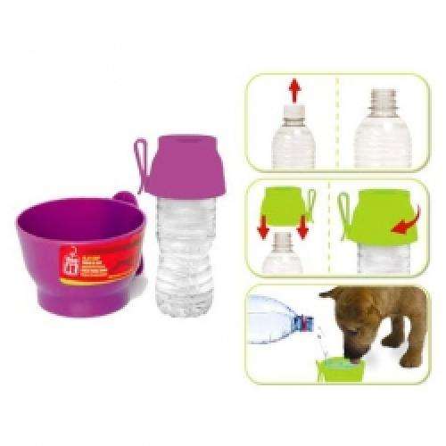 DOGIT Wassertasse mit Flaschenverschluss - Lila z90404 hag 1.jpg